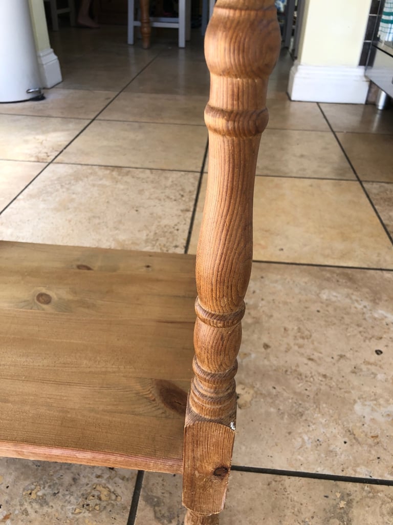 image for Solid Pine Hall Stand with draw. 