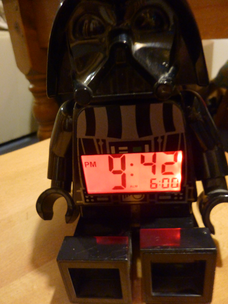 Starwars Lego Darth Vader alarm clock for sale