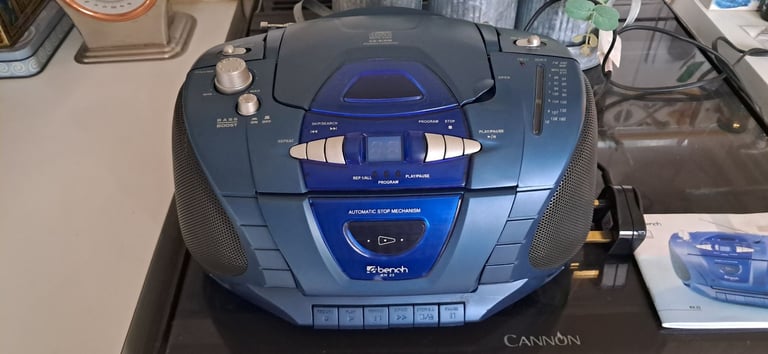 image for Bench CD Radio Cassette Player- mains,  portable 