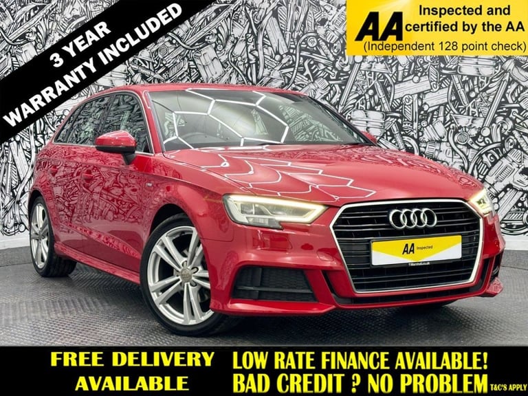 2018 Audi A3 1.5 TFSI CoD 35 S line Sportback 5dr Petrol S Tronic Euro 6 (s/s) (150 ps) Hatchback...