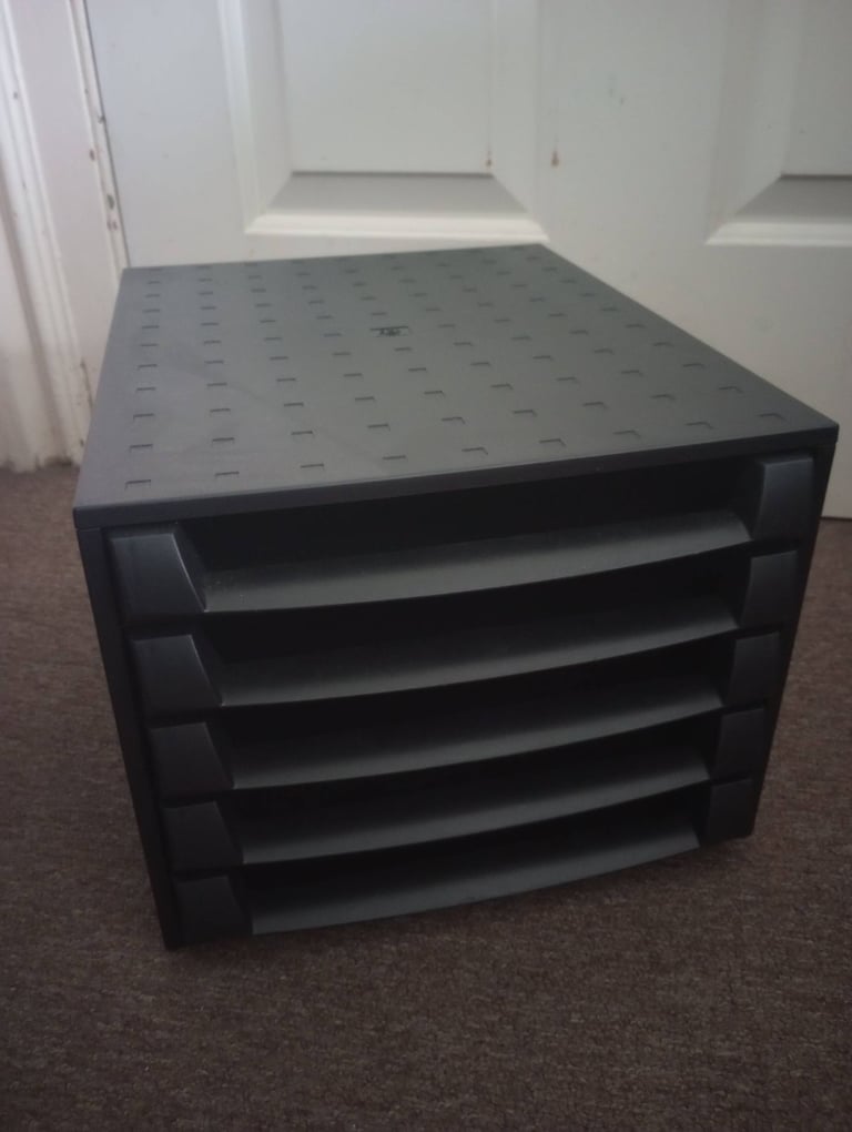 image for 4x Exacompta Drawer Unit Big Box with 5 A4 Trays Drawers in very good condition