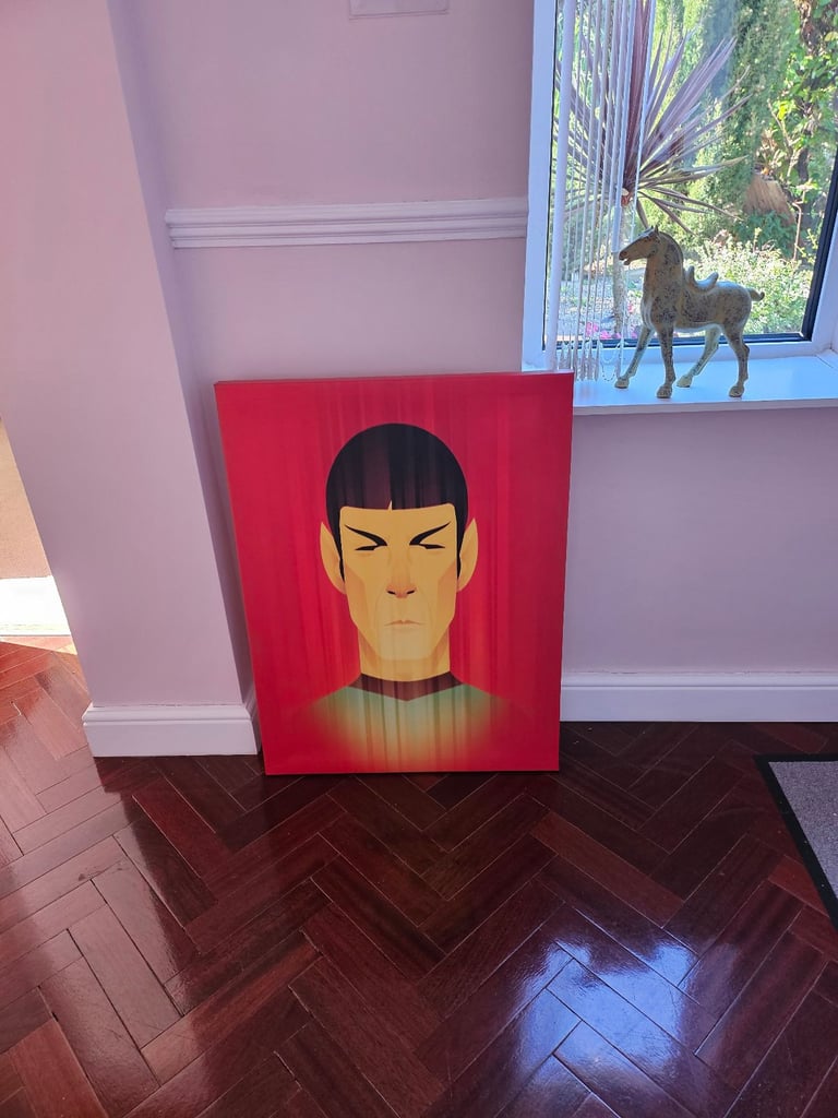 image for canvas picture of Spok from star trek