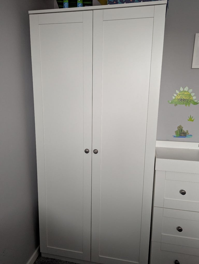 Silver cross baby furniture wardrobe & drawers (changing table)