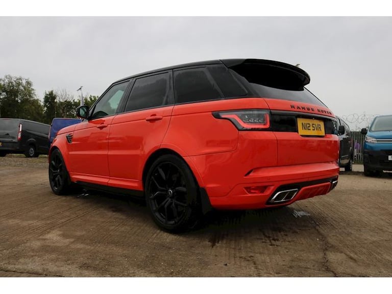 2018 RANGE ROVER SVR SUPER RARE FACTORY ORDER LAVA ORANGE STUNNING CONDITION