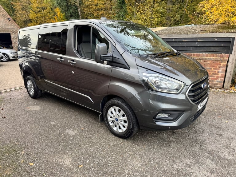 2022 FORD TRANSIT CUSTOM 320 CREW CAB 5 SEATS LIMITED + GREY + TAILGATE