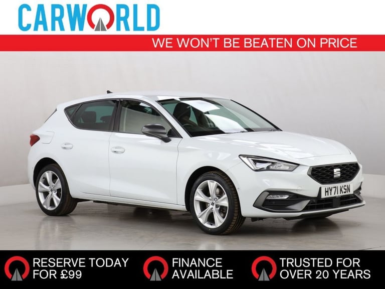 2021 SEAT Leon 1.4 eHybrid 12.8kWh FR Hatchback 5dr Petrol Plug-in Hybrid DSG Euro 6 (s/s) Hatchb...