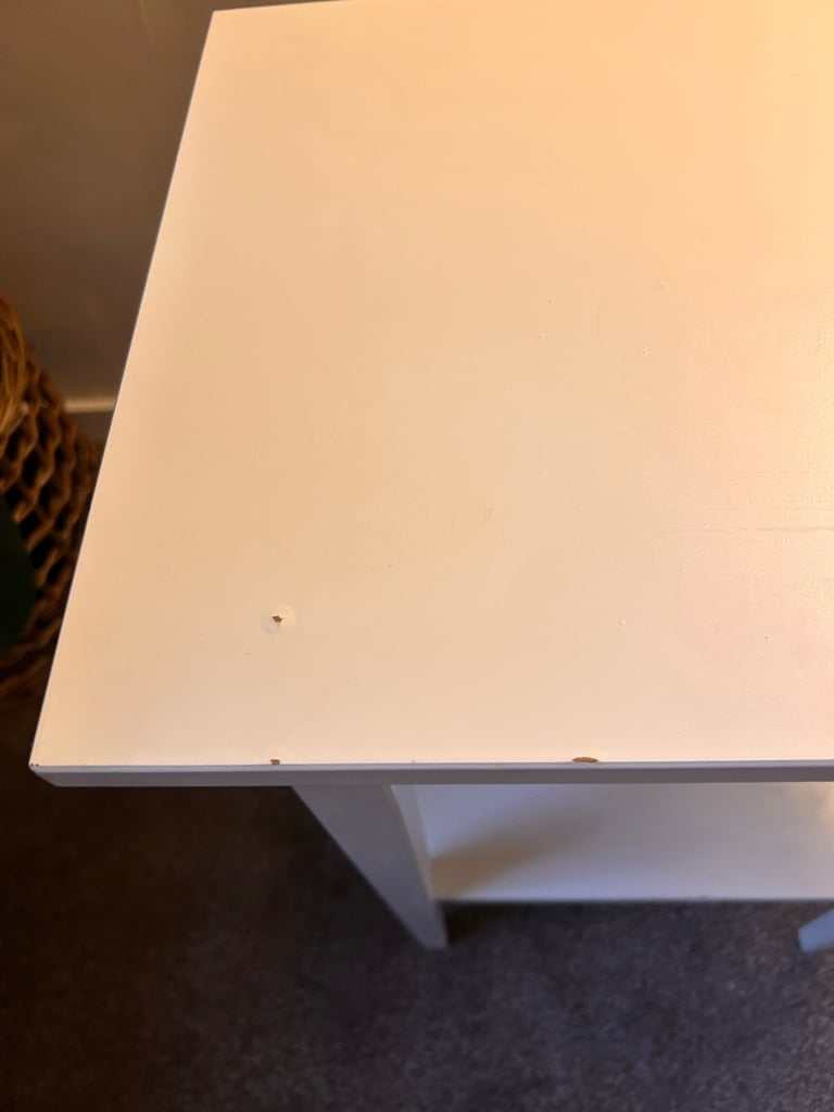 IKEA bedside table white 