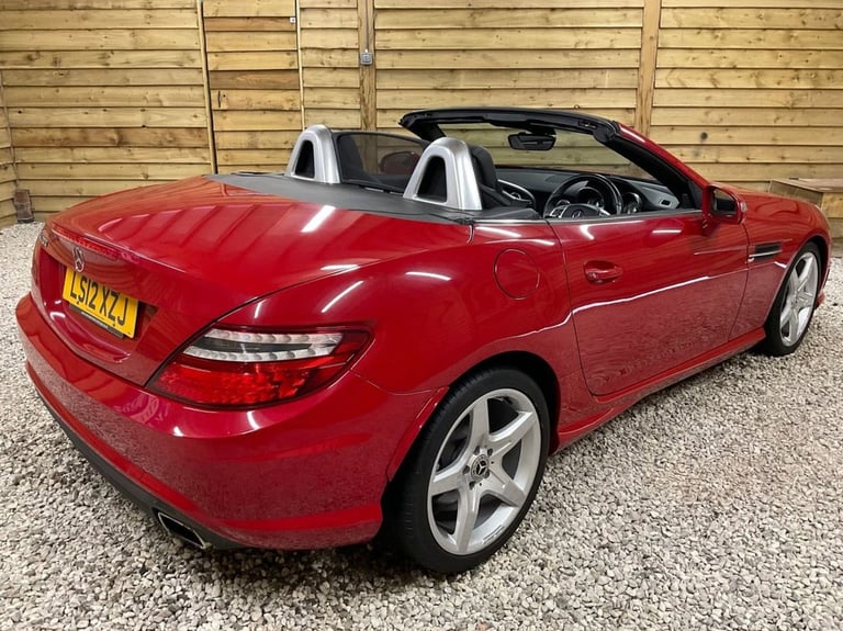 2012 Mercedes-Benz SLK 1.8 SLK200 BlueEfficiency AMG Sport Convertible 2dr Petrol G-Tronic+ Euro ...