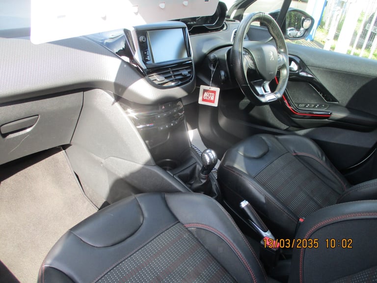 2016 Peugeot 208 1.2 PureTech 110 GT Line 5dr HATCHBACK Petrol Manual