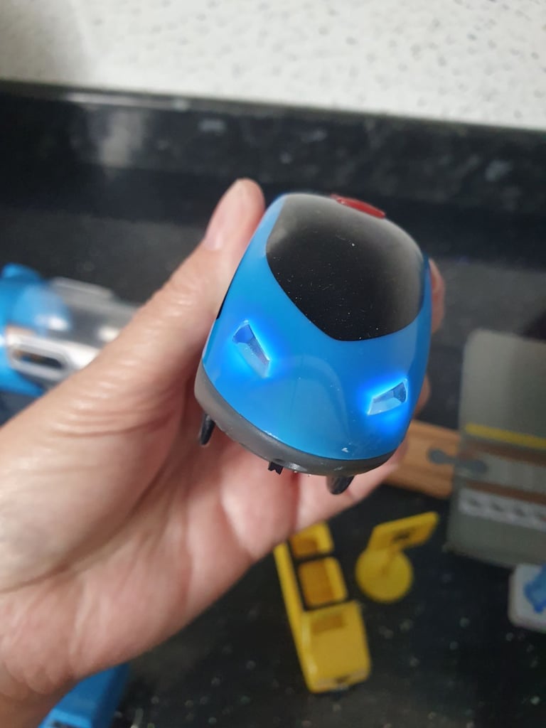 Play Tive Railway Set City Express Wooden Train Set lights sounds USB Battery train