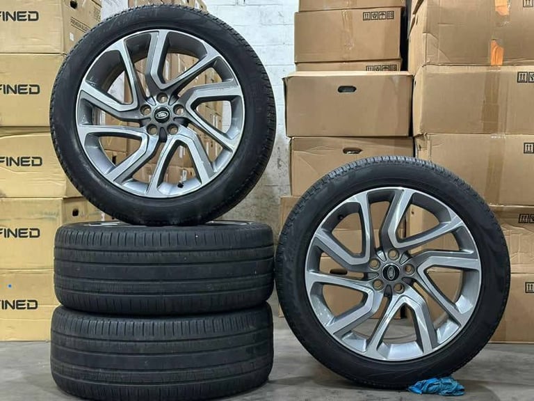 21" GENUINE RANGE ROVER SPORT L494 STYLE ALLOY WHEELS & TYRES