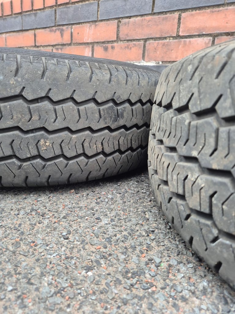🌟Genuine Ford transit 16 inch alloy wheels with MATCHING NEW TYRES 7M++