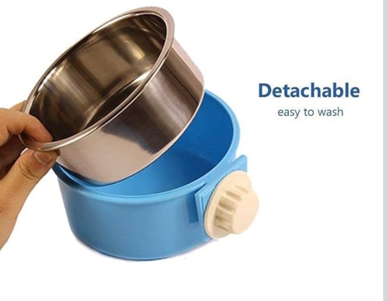 Dog Crate, Cover and Bowl 