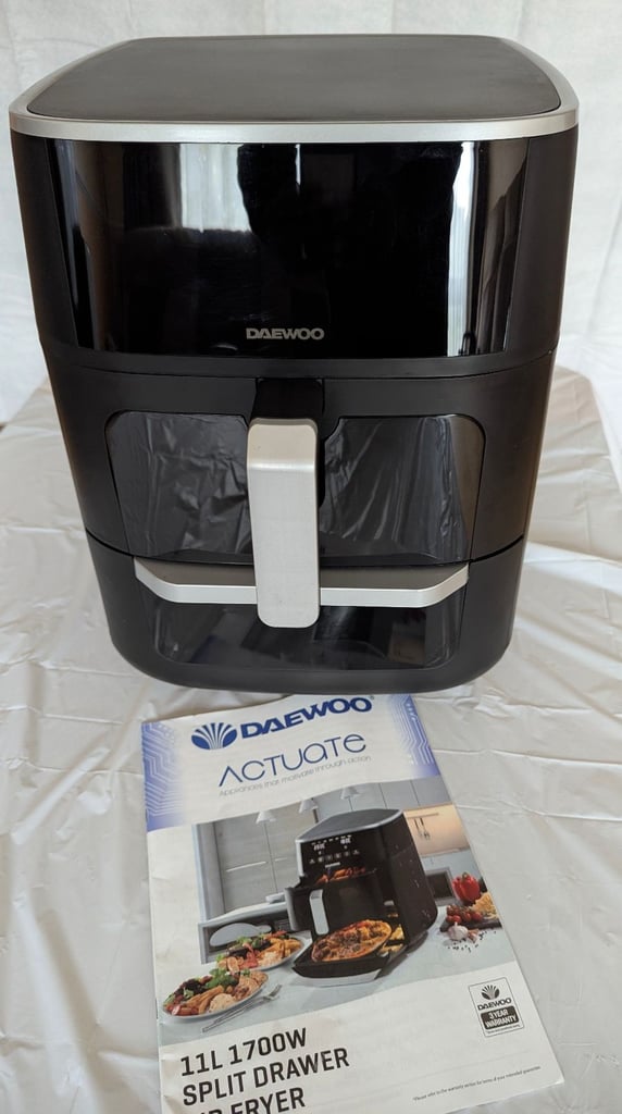 Daewoo Actuate 11L Air Fryer Dual Split Drawer