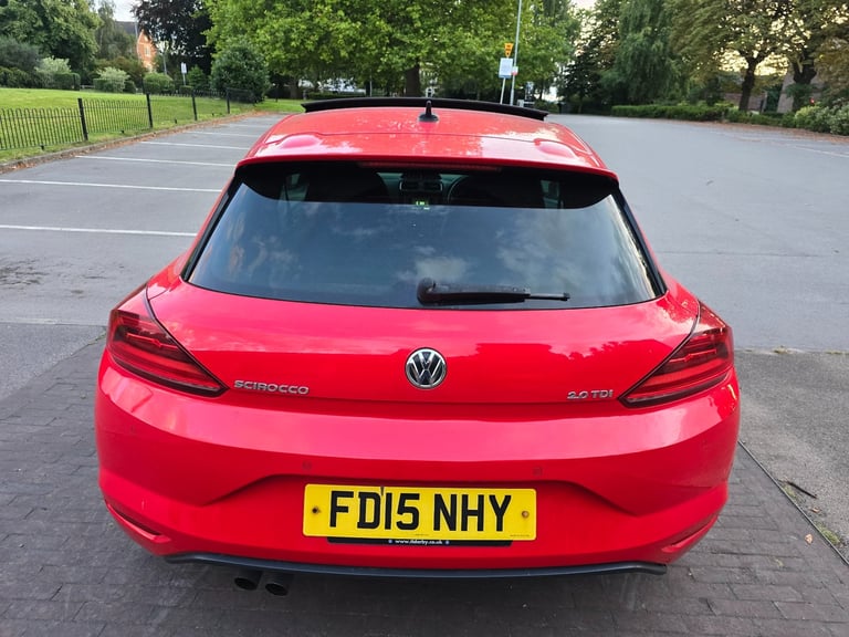 2015 VW SCIROCCO 2.0 GT TDI DIESEL COUPE PANORAMIC ROOF F/S/HISTORY 1 P/OWNER