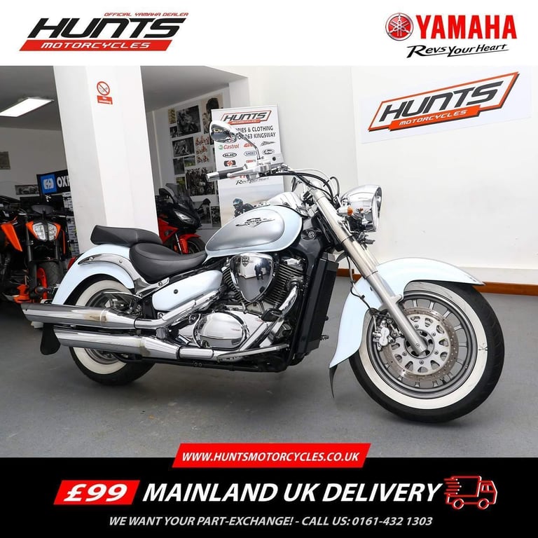 image for 2015 '15 Suzuki VL800 Intruder. Footboards, Whitewall Tyres. Lovely Bike. £4,795
