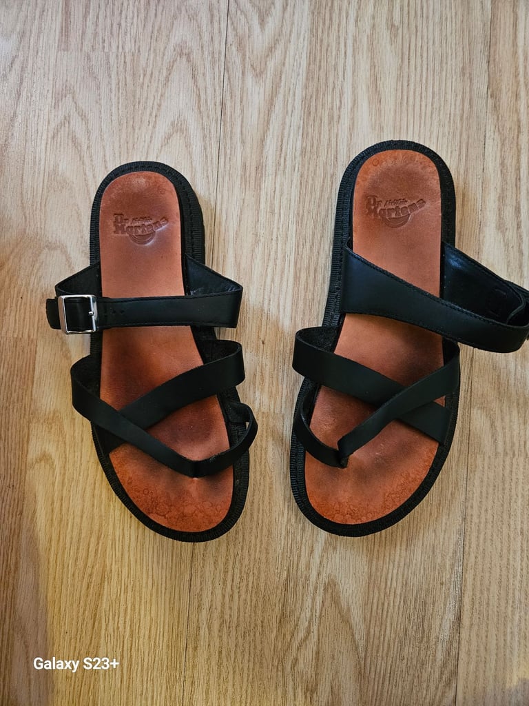image for Ladies doc marten sandals black 