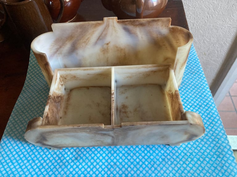 THE HURRICANE CIGARETTE BOX Nutt Products Ltd 1950s Bakelite Reasonable offers accepted