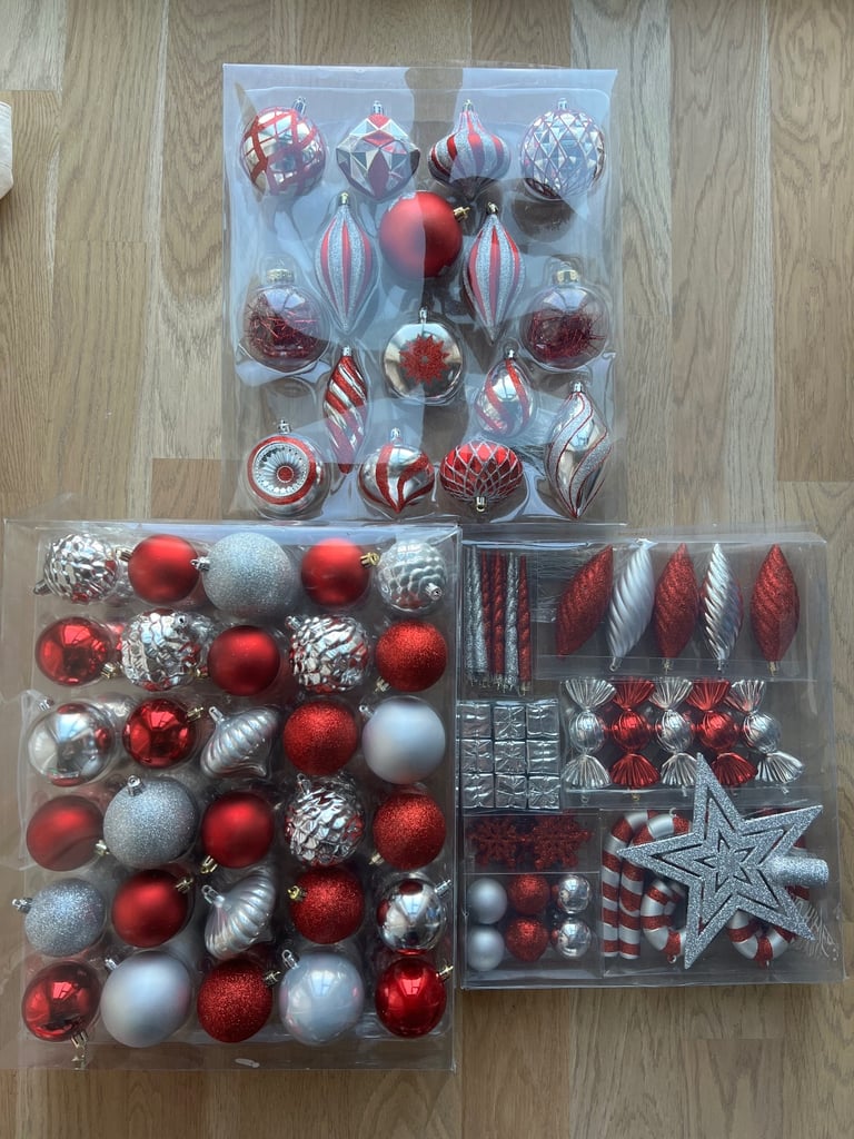 Christmas Tree (6ft), Decorations & storage - brand new never used RRP £200