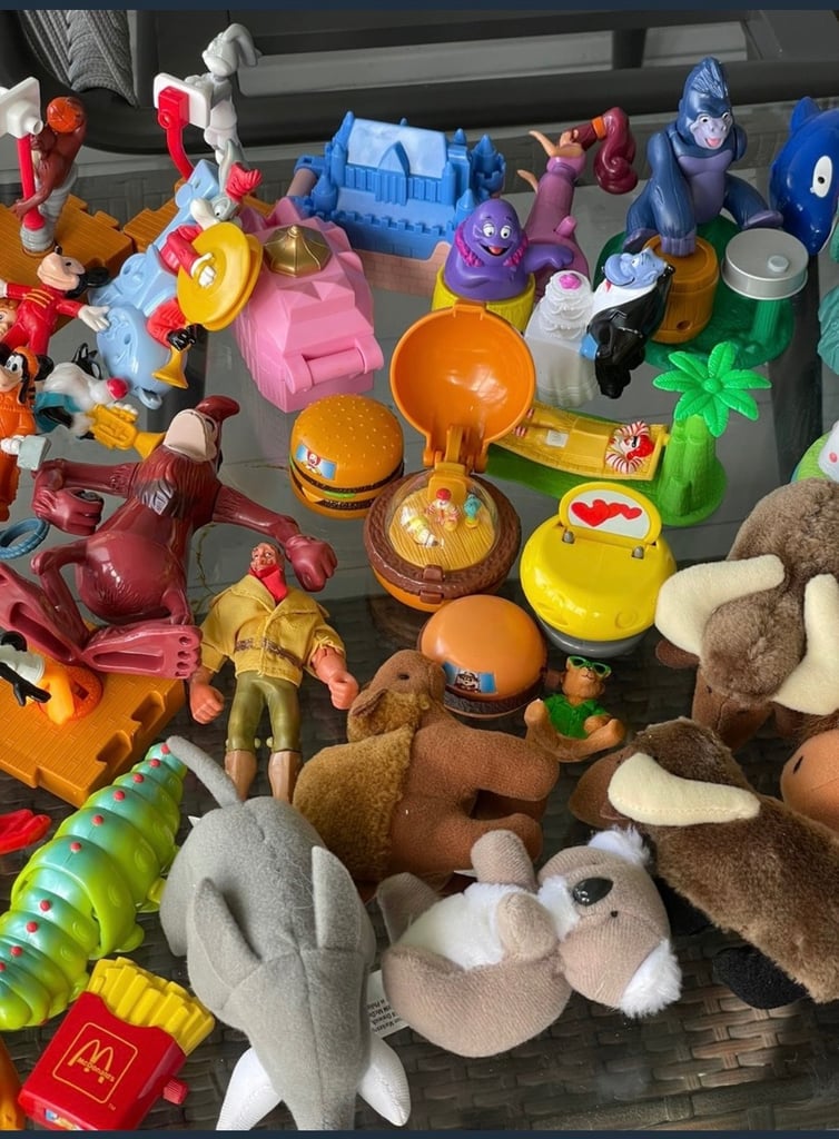 Approx 80 retro McDonald toys