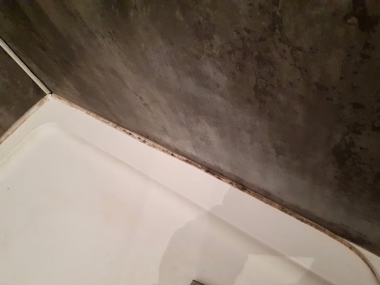MOULDY BATHROOM SILICONE RESEALING