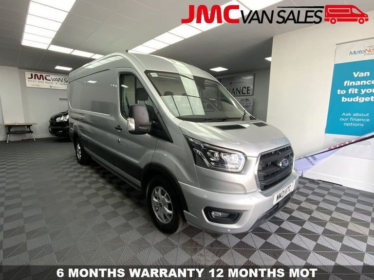 2021 21 FORD TRANSIT 2.0 350 ECOBLUE MHEV LIMITED 130BHP AIR CON, SAT NAV, LWB L