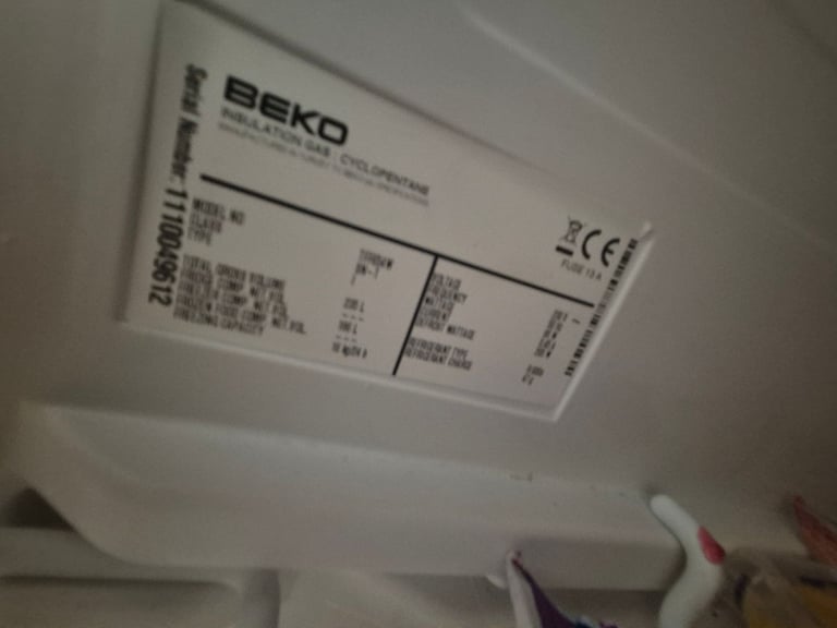 Beko freezer 