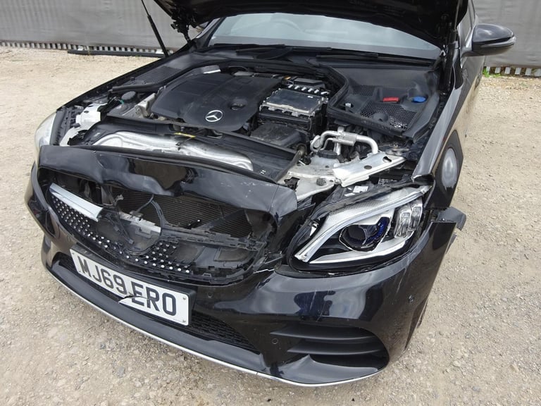 2020 69 REG MERCEDES C300 AMG LINE ED PREMIUM HYBRID DIESEL AUTO DAMAGED SALVAGE