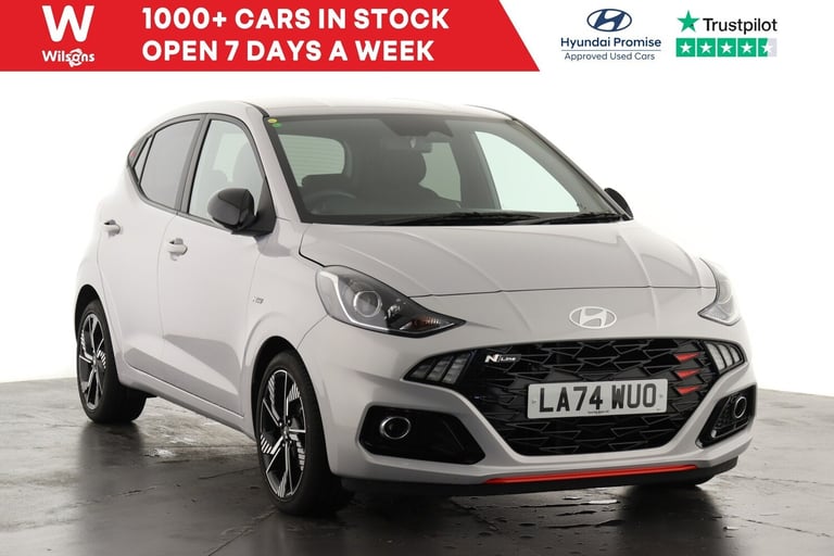 2025 Hyundai i10 1.0T [90] N Line 5dr [Nav] Hatchback Petrol Manual