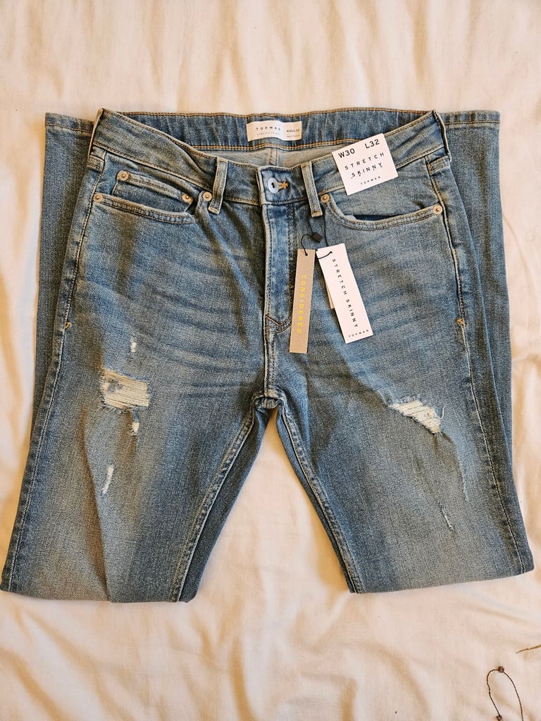 Topman Stretch Skinny Jeans 