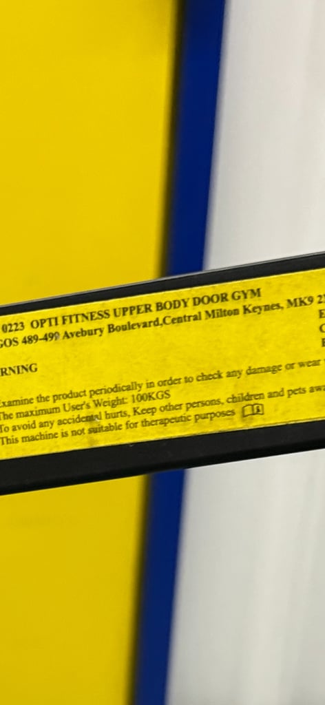 Opti door pull up bar , 