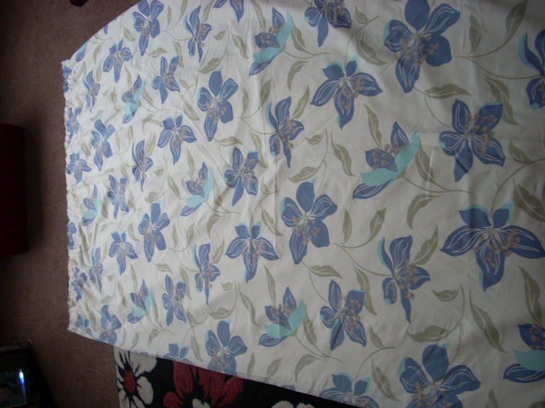 image for BLUE FLORAL CURTAINS