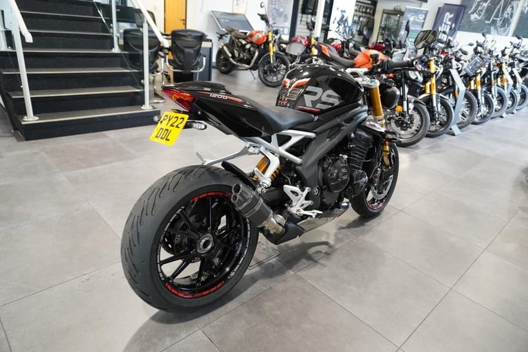 Triumph Speed Triple 1200 RS, 2022, Black with just 1986miles