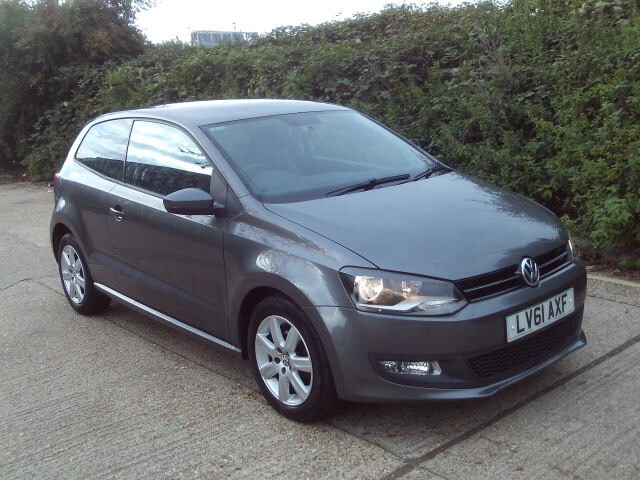 2011 Volkswagen Polo 1.2 Match 3dr Grey 59k Miles FSH Years MOT Warranty HATCHBACK Petrol Manual