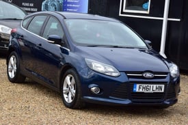 2012 Ford Focus 1.6 ZETEC TDCI 5d 113 BHP + FREE DELIVERY + FREE 12 MONTHS WARRA