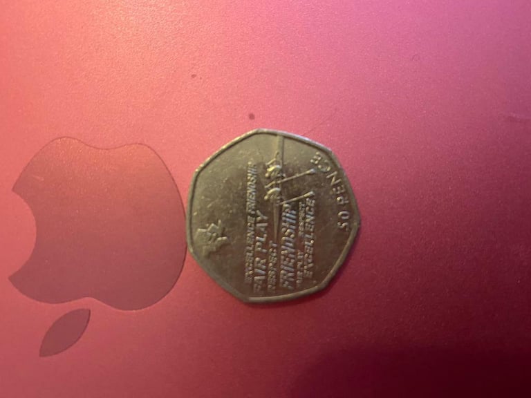 Olympic rowing 50p coin