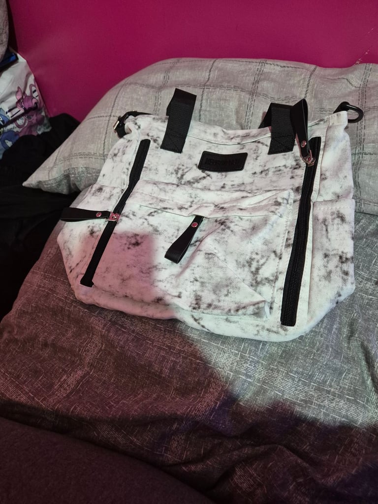 image for Black and white shoulder bag 