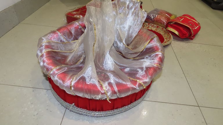 NEW Traditional 12 Piece Indian Wedding Phulkari Jaggo Punjabi Folk Cultural Bhangra Asian Wedding