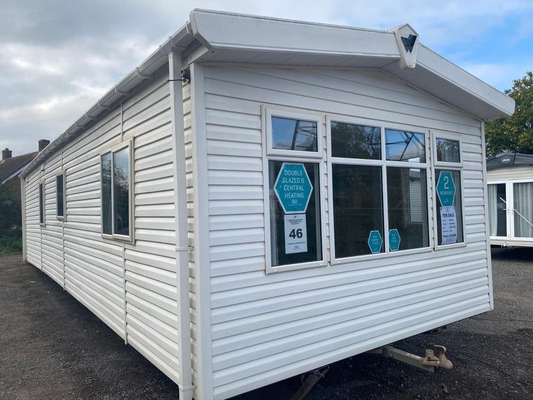 2 Bed Willerby Static Caravan: DG,CG - Offsite Sale for Private Land, Self Build