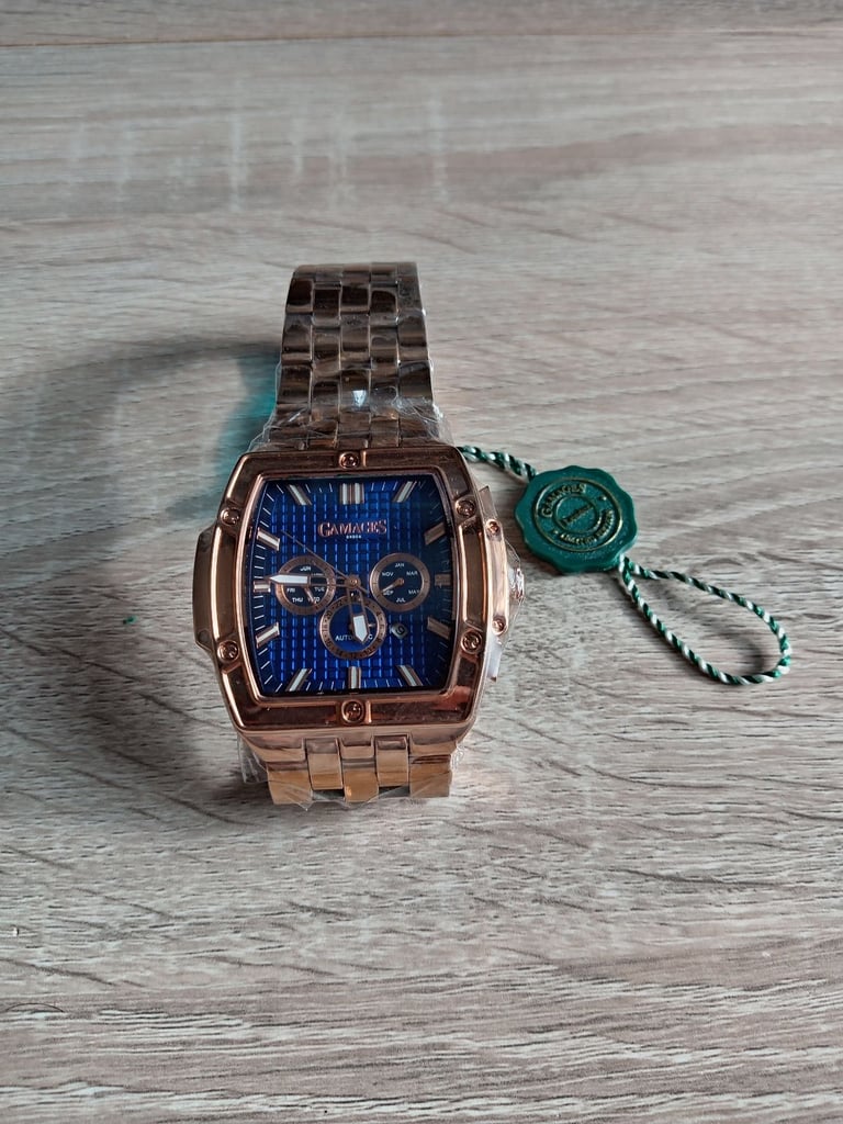 Gamages Of London Limited Edition Magnitude Automatic Watch - Rose  Gold