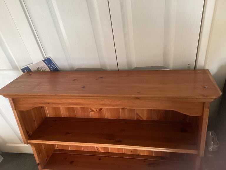 Solid Pine wall unit with drawers