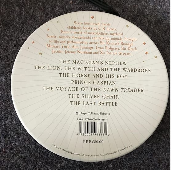 The Chronicles of Narnia complete audiobook CD collection. 7 CS Lewis classics
