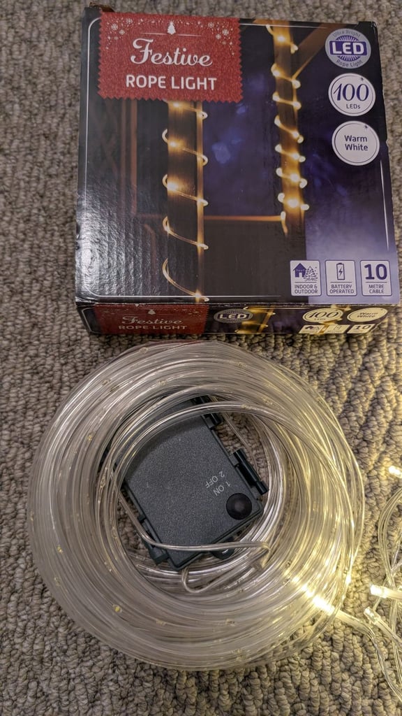 Bundle of Christmas lights