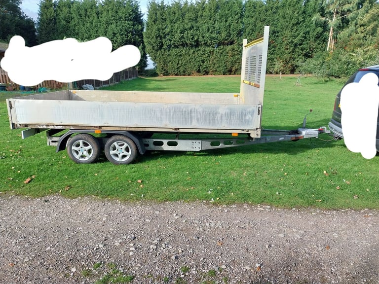 image for Dropside braked trailer twin axle