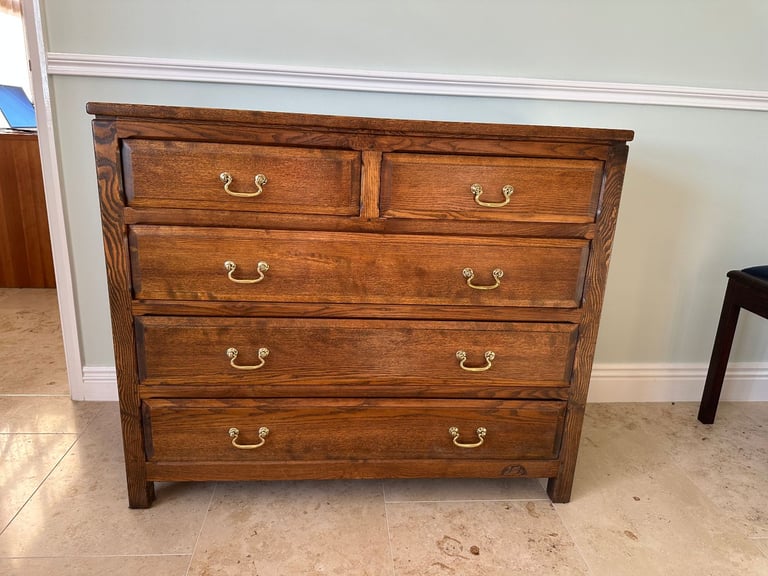image for Chest of drawers stained ash