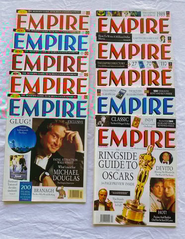 EMPIRE MOVIE MAGAZINES 1ST 10 ISSUES in Newport-on-Tay, Fife