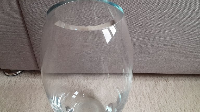 Krosno Poland Clear Glass Vase