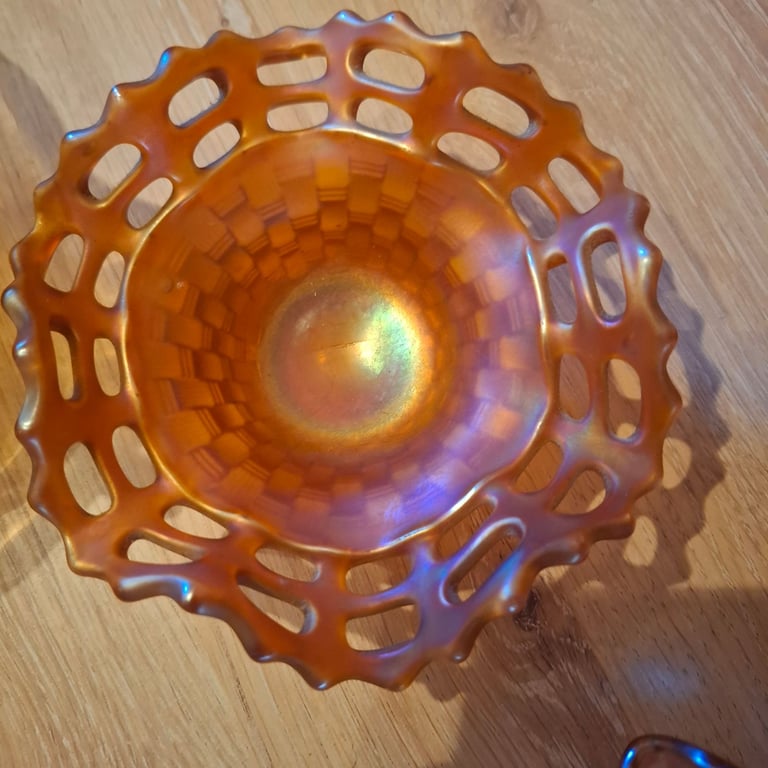 Carnival glass collection