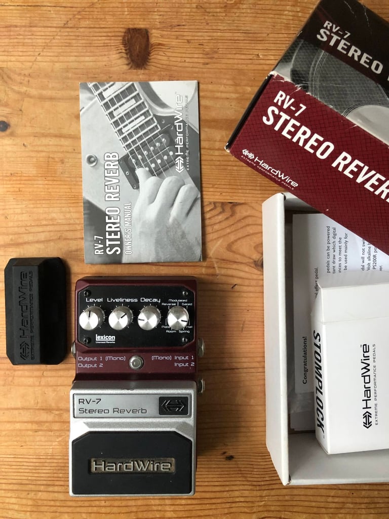 Digitech Hardwire RV-7 Stereo Reverb (Lexicon reverbs!)