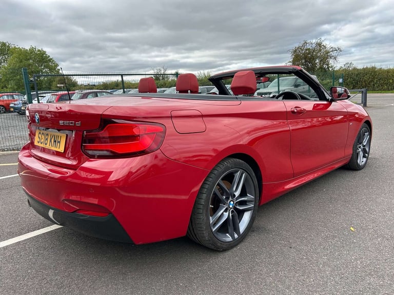 2018 BMW 2 Series 2.0 220D M Sport 2dr Convertible Diesel Manual